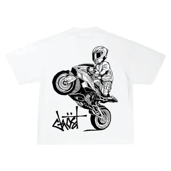 Official Ghost Racing Apparel Ghost Racing Big Head Top Shirt - White