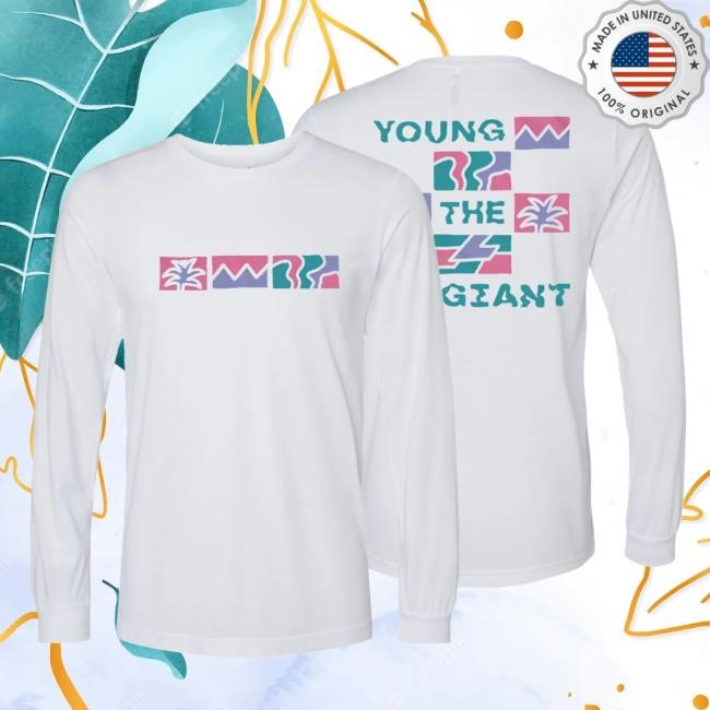 Official Young The Giant Store Shop Wavy Steps LS Tee – Young the Giant
