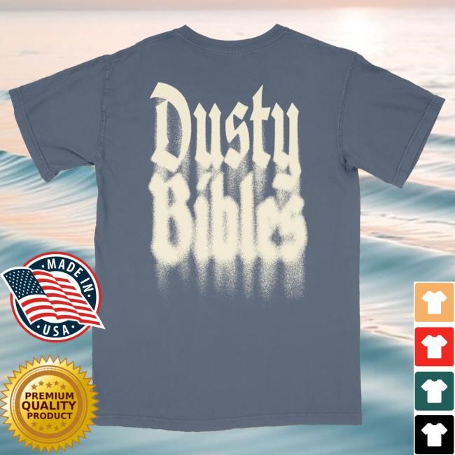 Josiah Queen Christian Tee Dusty Bibles | Soft Washed Cotton | Casual Essential
