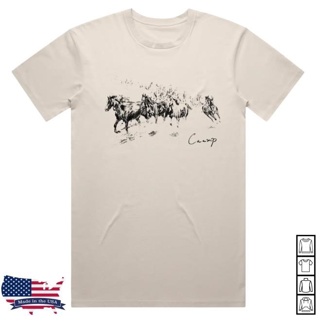 Official Caamp Merch Horses New Shirt