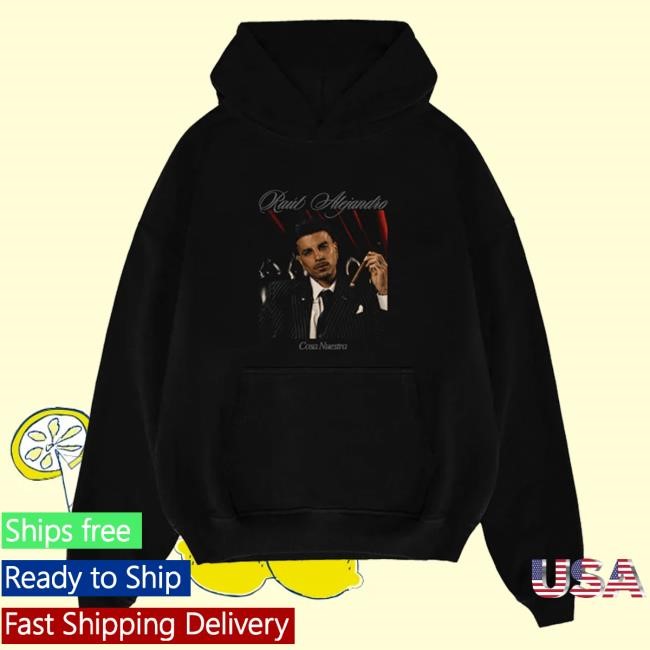 Official Rauw Alejandro Merch Store Shop Rauw Alejandro Gentleman’s Club Hood - Black RauwAlejandro