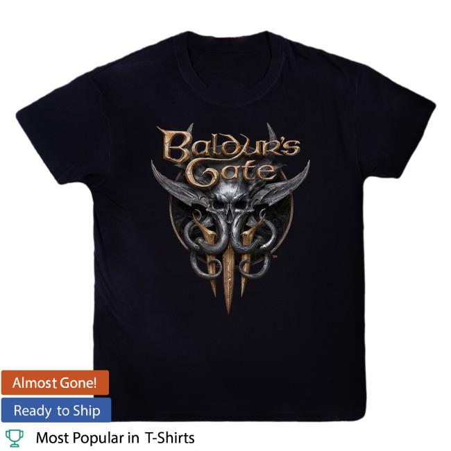 Larian Baldur's Gate 3 - Mind Flayer Logo Shirts
