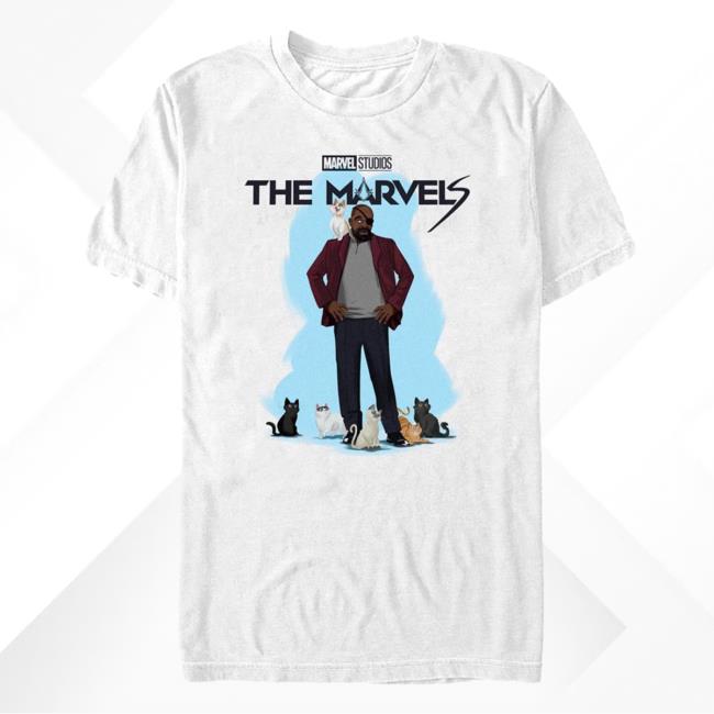 Official The Marvels Cat Attack Tee Shirt