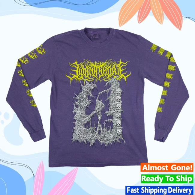 Official Lorna Shore Merch Purple Headless Long Sleeve Shirt