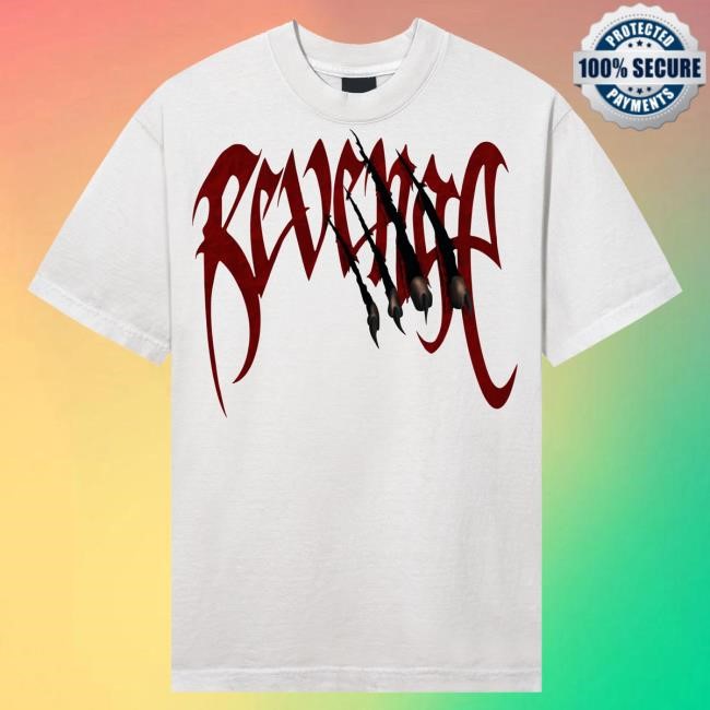 Official City Morgue Merch Revenge X City Morgue Arch Logo Claw Shirts Cement/Red City Morgue Clothing