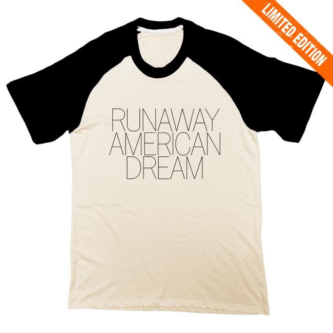 Official Bruce Springsteen Store Born To Run 50th Anniversary Raglan Hot Shirt