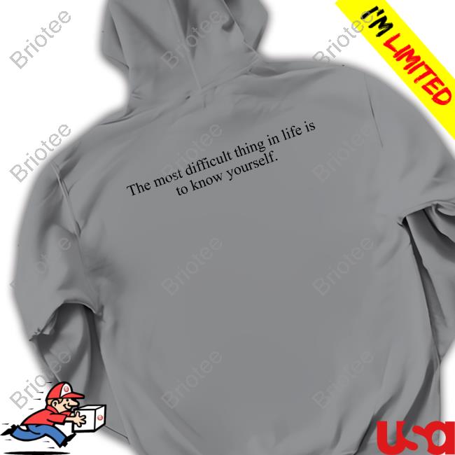 Official Metaphysics The Most Difficult Thing In Life Is To Know Yourself T Shirts