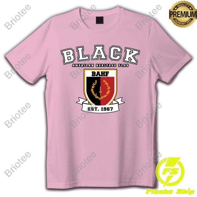 Official Varsity Black American Heritage Flag Hoodie