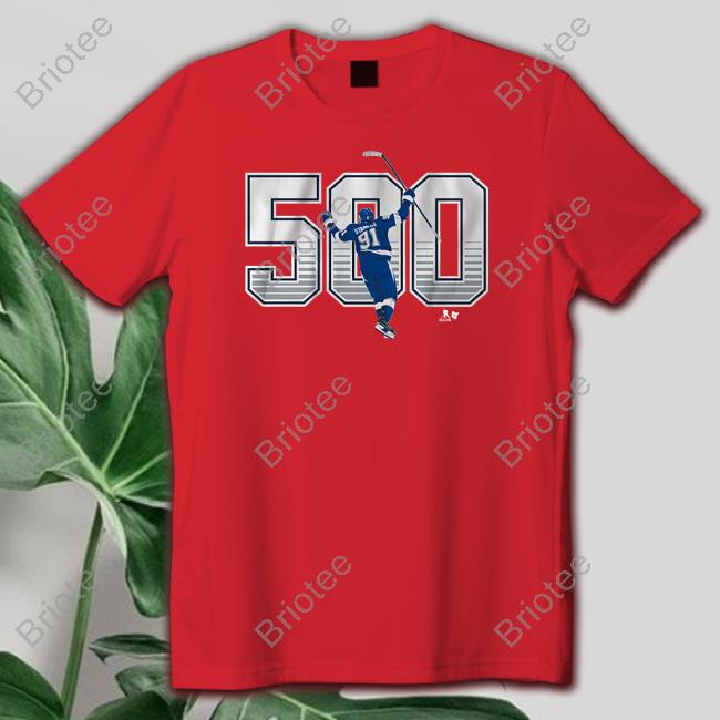 Breakingt Steven Stamkos 500 Goals Tee Tampa Bay Lightning