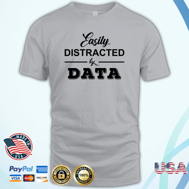 Blessing Adesiji Easily Distracted By Data Long Sleeve T Shirt