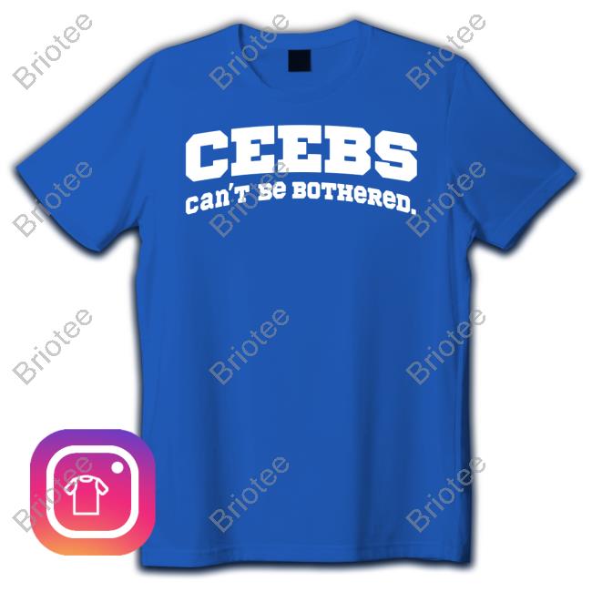 Bang Chan Wearing Ceebs Can't Be Bothered T Shirt