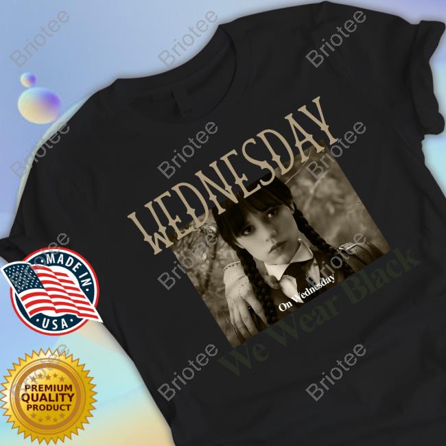Addams Family Wednesday On Wednesday We Wear Black Long Sleeve T Shirt