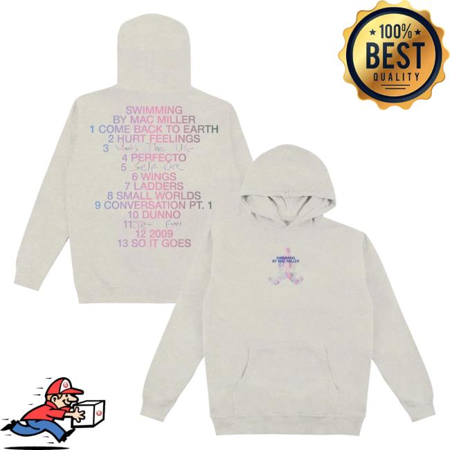 Official Mac Miller Apparel Clothing Store Merch Shop MacMiller Swimming Gradient Sweaters