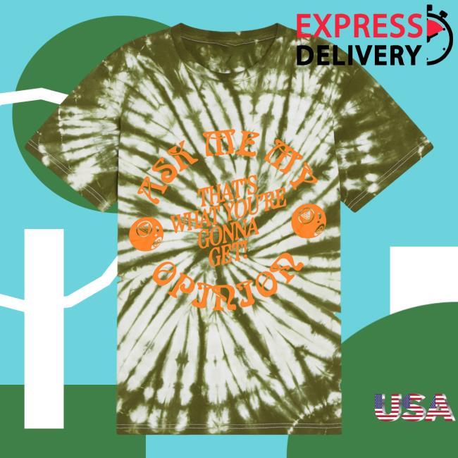 Official Sayin What I'm Thinkin' Green Tie-Dye Tee Shirt New