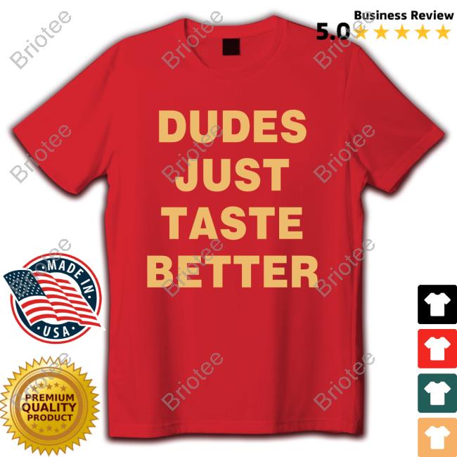 ArtByMarshy Dudes Just Taste Better Crewneck Sweatshirt