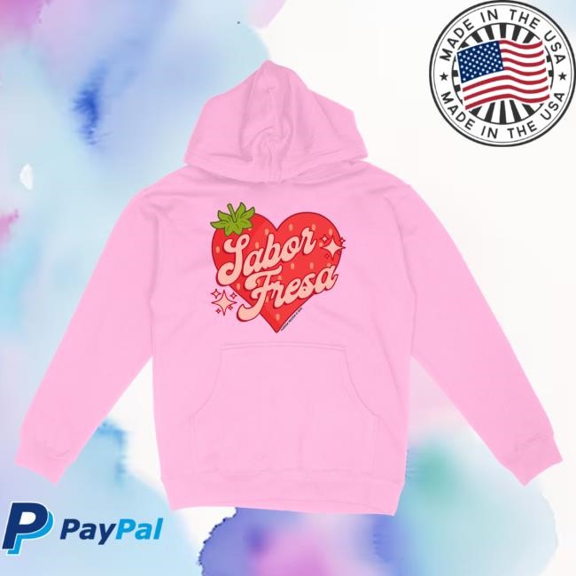 Fuerza Regida Sabor Fresa Hoodie - Black | Fuerza Regida Merch Store Official