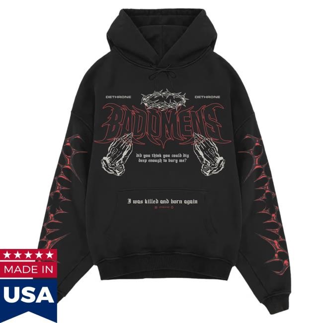 Official Bad Omens Merch Store Bad Omens Dethrone Hoody BadOmens