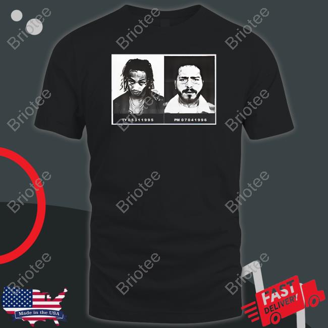 Official Post Malone Merch Tommy Lee Cover Shirts Black