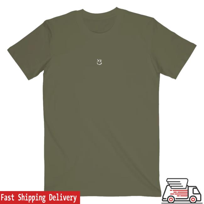 Official Louis Tomlinson Olive Reflection Smiley Tee