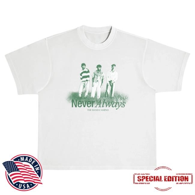 Official The Band Camino NeverAlways Photo Top Shirt