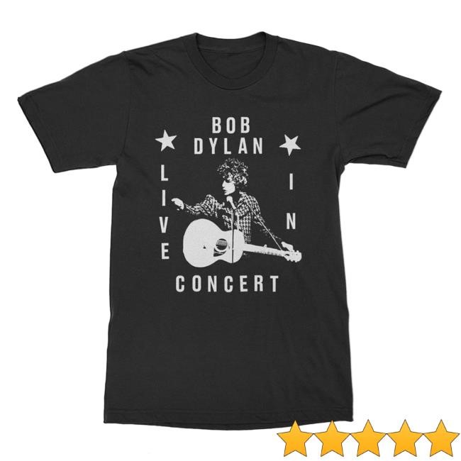 Bob Dylan Merch Live In Concert S/s Shirt - Bob Dylan Official Store