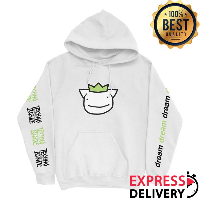 Official Technoblade Merch Store Shop Technoblade x Dream Agro Dream Collaboration Hoodies White