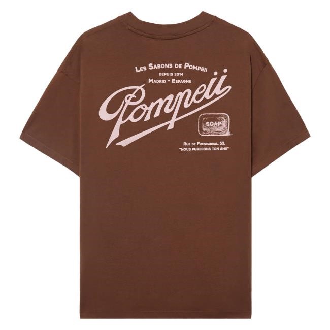 Sabons De Pompeii Chocolate Tee | Buy Official Pompeii Apparel
