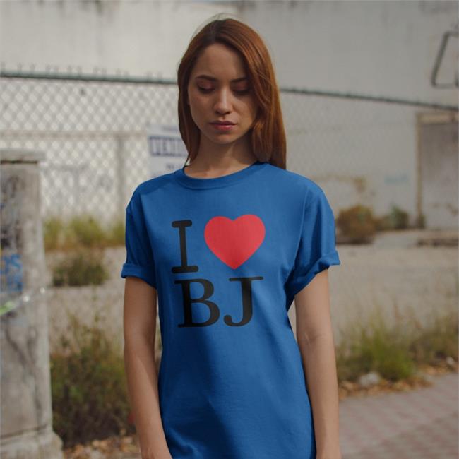 I Love BJ Tee Shirt