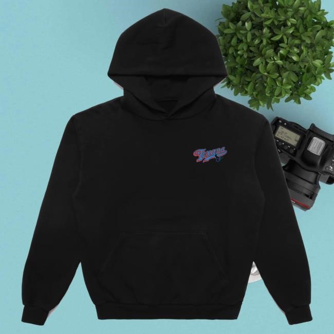 Official Born X Raised + Texans Pro Script Attractive Hoodie: Black NFL 2025 Kickoff
