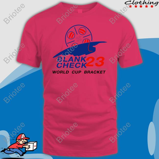 Blank Check 23 World Cup Bracket Shirt White