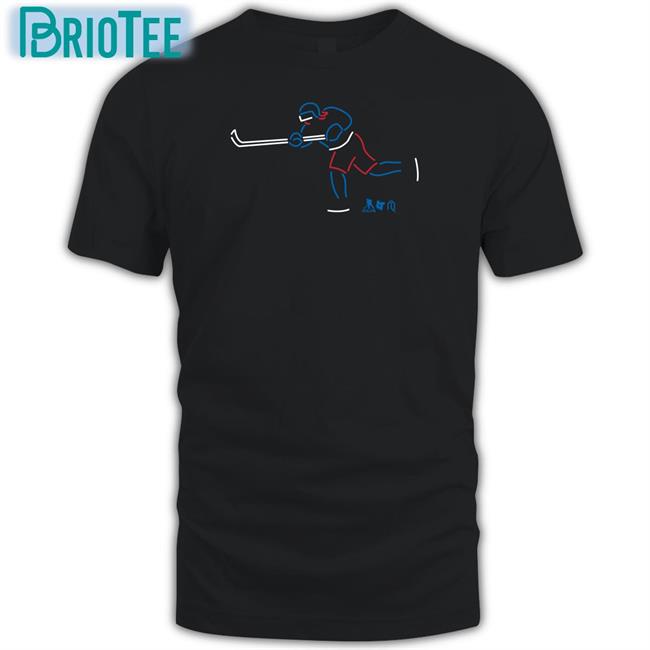 BreakingT Store Mika Zibanejad Neon Mika Sweatshirts Mika Zibanejad