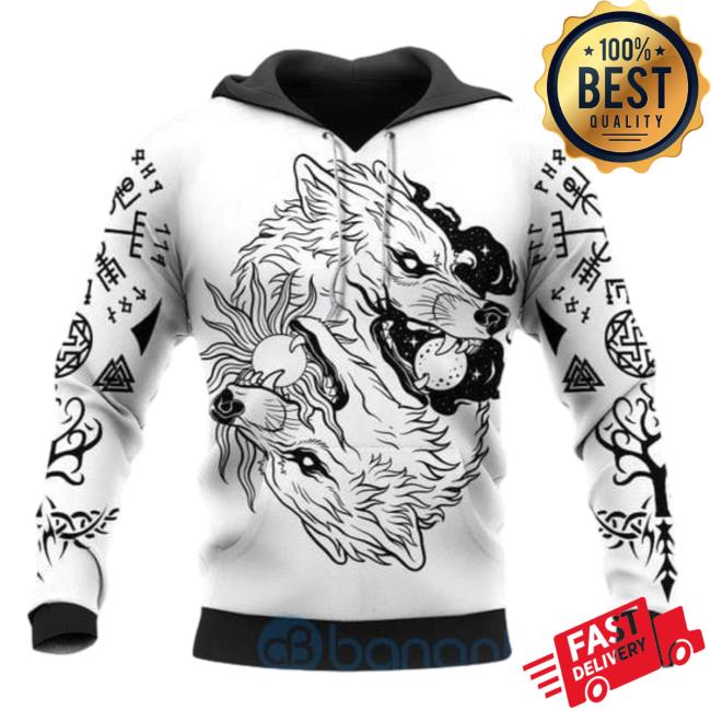 Official Banantees The Sons of Fenrir Hati and Skoll All Over Printed 3D Shirt New