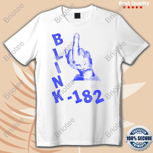 Blink 182 Merch Middle Finger T-Shirt