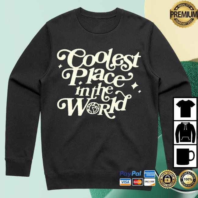 Official Suki Waterhouse Merch Store Suki Waterhouse Coolest Place in the World Crew neck Sweatshirt SukiWaterhouse