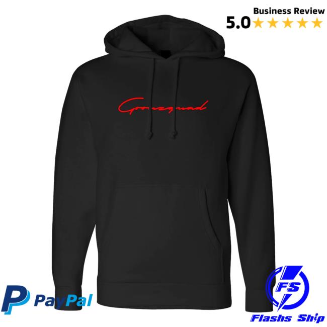 Cursive Heavyweight Pull Over Hoodie