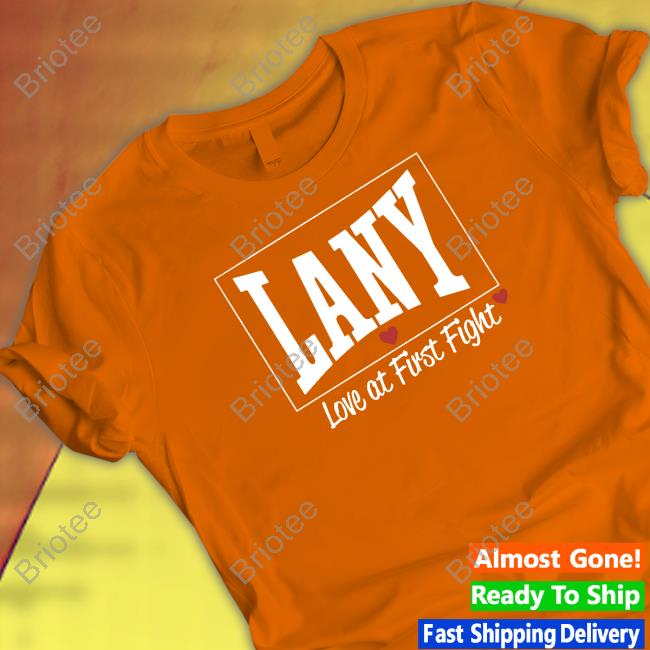 Lany Love At First Fight Black Hooded Sweatshirt