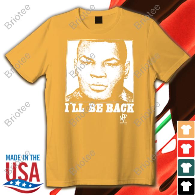 Official Travis Barker Free Mike Tyson I'll Be Back 1993 Shirt