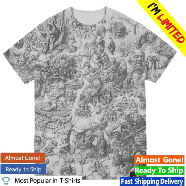 Disco Elysium Thought Cabinet Grayscale New T-Shirt Disco Elysium Merch