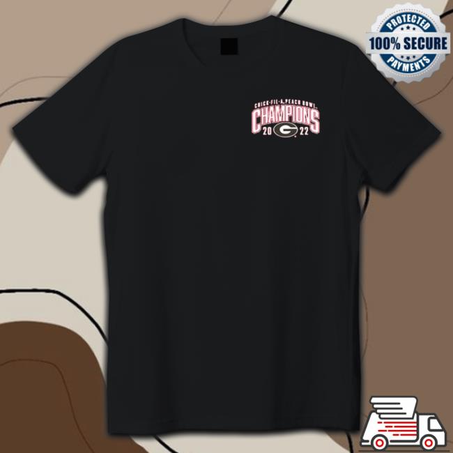Georgia Bulldogs Chick-Fil-A Peach Bowl Champions 2022 Sweatshirts