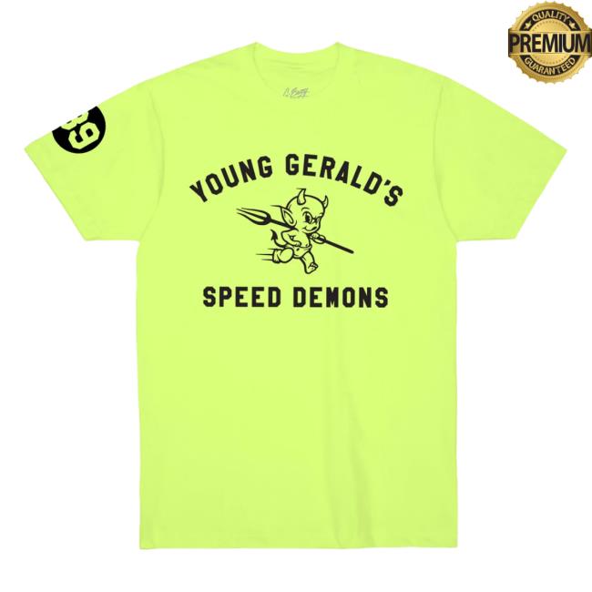 Official G Eazy Apparel Clothing Store Shop Neon Green Speed Demons Hot Shirt