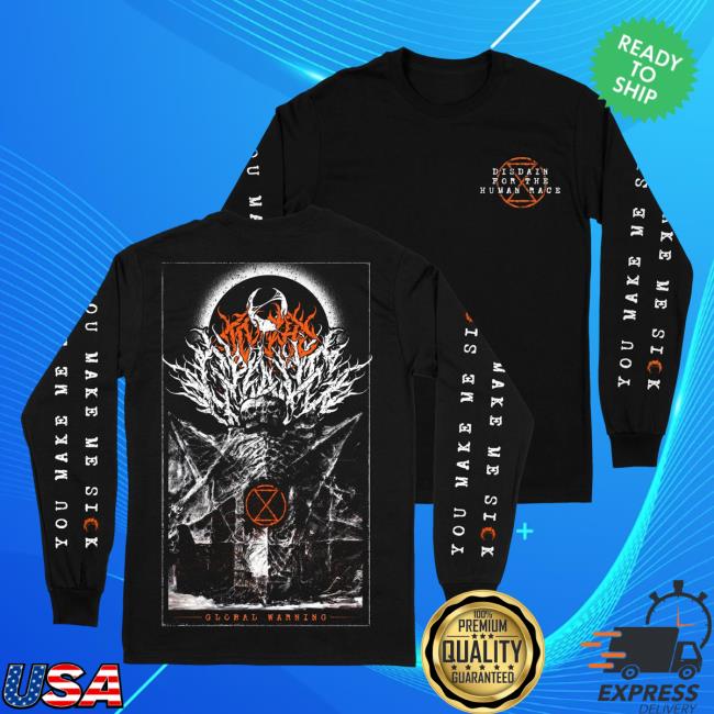 Official To The Grave Rising Merch To The Grave - Disdain Long-Sleeve Risingmerch
