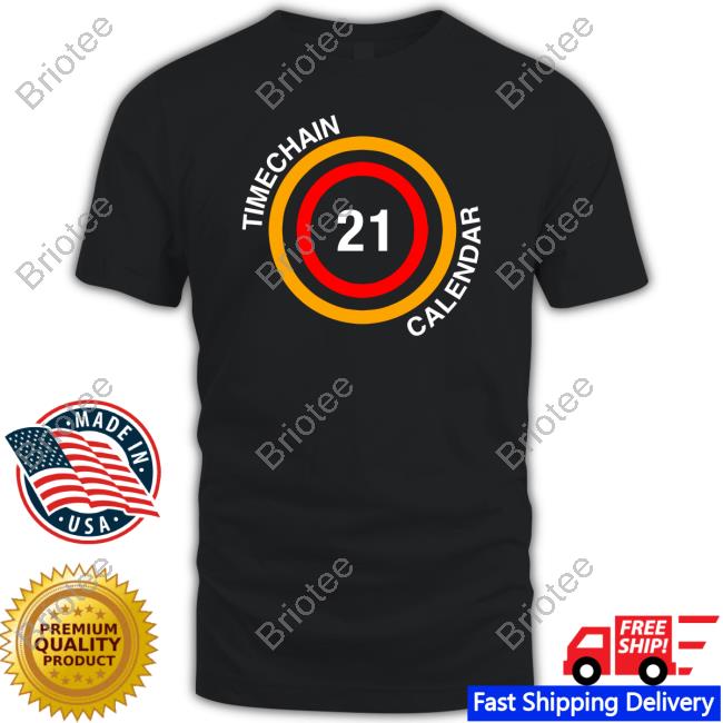 Official Proofofink Store Timechain Calendar 21 Long Sleeve Tee