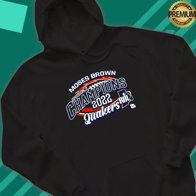 Moses Brown Division 3 Champions 2022 Quakers Tee Shirt