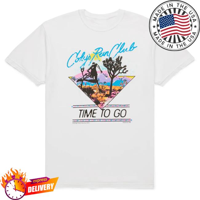 Official Codys Run Club Merch Store Cody's Run Club Time / Shirt / White CodysRunClub Apparel Cody'sRunClub Clothing Shop