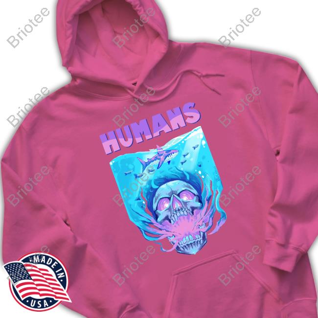 Humans Skull Shark Tee Official Purple Purp1 Humans Skull Shark T-Shirt