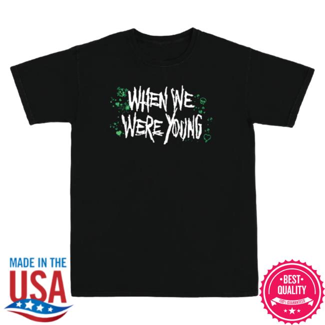 Official When We Were Young Festival 2023 Merch Fest Lineup Tee Green WhenWeWereYoung