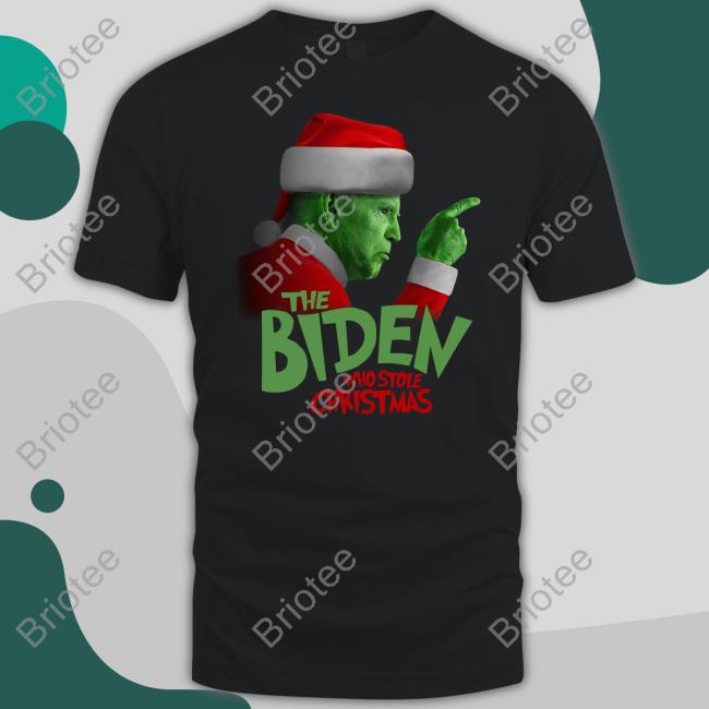 The Officer Tatum Merch Grinch The Biden Who Stole Christmas Long Sleeve Shirt