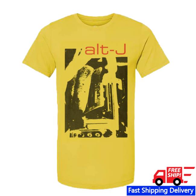 Official Alt J Merch Yellow Tour Tee