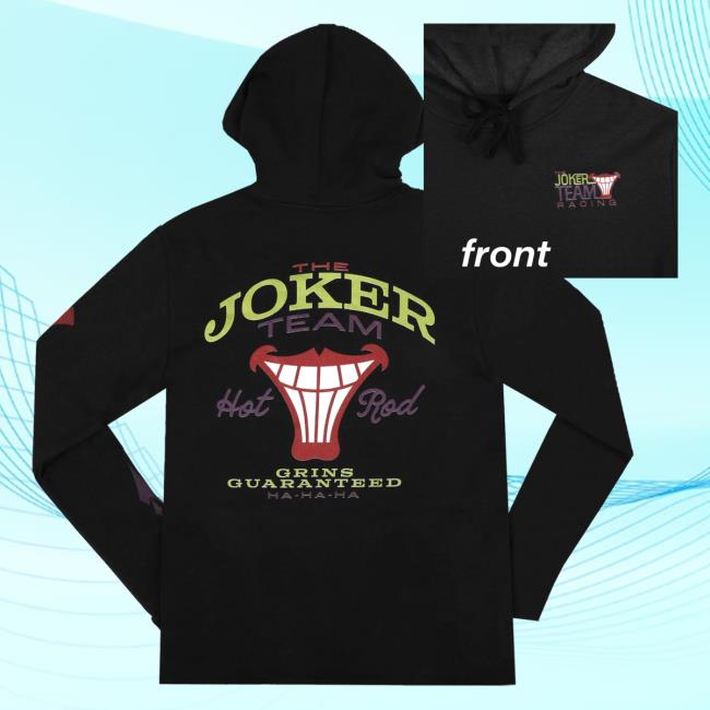 Official Heroes And Villains Clothing Store Merch The Joker Team Racing Hoodie HeroesandVillains