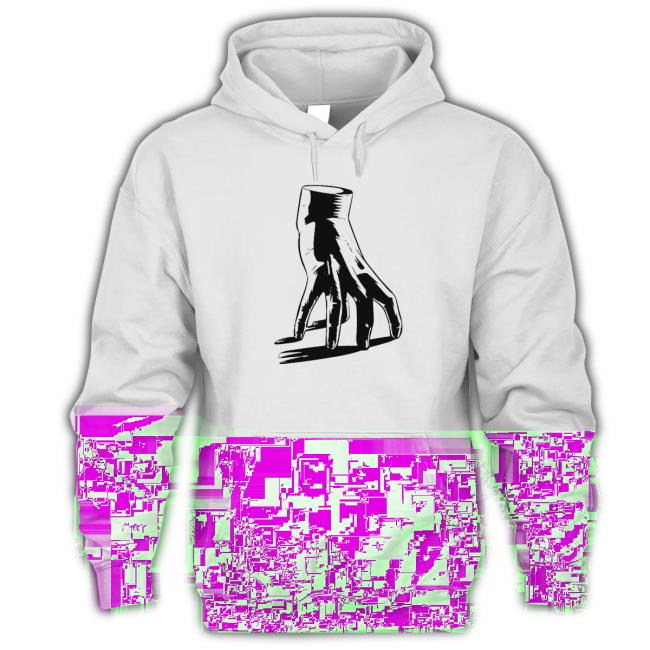 Wednesday Thing Scary hand art Tee Shirt